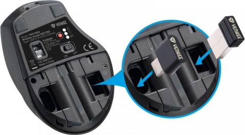 Mysz bezprzewodowa Dual Bluetooth + USB A/C YMS 2090 NEO PRO