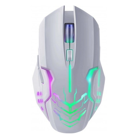 Mysz gamingowa bezprzewodowa KATANA RF 3200DPI 7P Biała