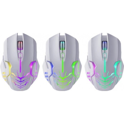 Mysz gamingowa bezprzewodowa KATANA RF 3200DPI 7P Biała