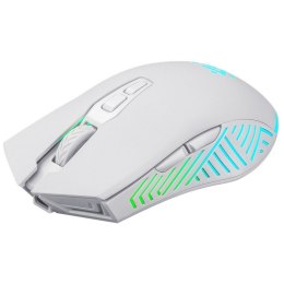 Mysz gamingowa bezprzewodowa PANDORA RF 3200DPI 7P biała