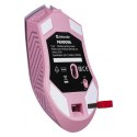Mysz gamingowa bezprzewodowa PANDORA RF 3200DPI 7P różowa