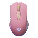 Mysz gamingowa bezprzewodowa PANDORA RF 3200DPI 7P różowa