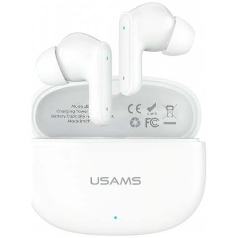 Słuchawki bluetooth 6.0 E05 TWS białe