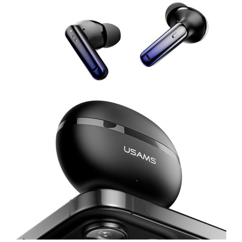 Słuchawki bluetooth TWS E02 ANC+ENC czarne