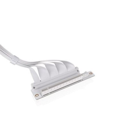 Taśma Riser - PCI- E 4.0 x16 Extender - 400mm Dual 90° - Snow