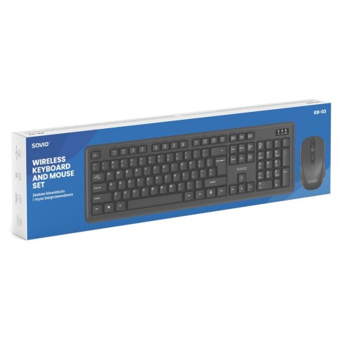 Zestaw klawiatura i mysz bezprzewodowa KB-03