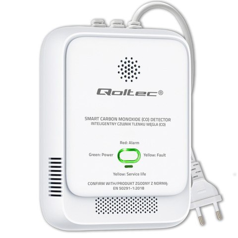 Czujnik tlenku węgla (czadu) | detektor CO | alarm 85dB | LED