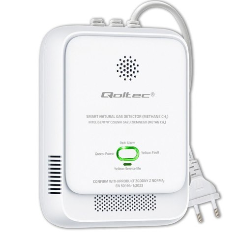 Czujnik wycieku gazu ziemnego | detektor CH4 | NG | alarm 85dB | LED
