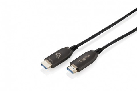 Kabel połączeniowy hybrydowy HDMI AOC | HDMI-A męski-męski | HDMI 2.1 | UHD-2 8K@60Hz | 48Gbps |HDR, eARC, HDCP 2.2, CEC | 100m