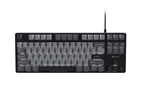 Klawiatura Fury Kanabo K2 US czarno-szara, podświetlenie