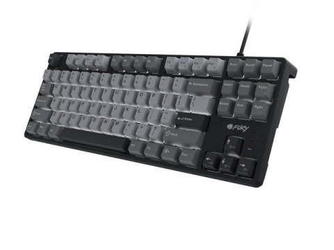 Klawiatura Fury Kanabo K2 US czarno-szara, podświetlenie