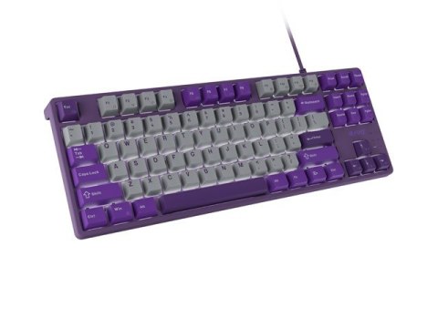 Klawiatura Fury Kanabo K2 US szaro-fioletowa mechaniczna