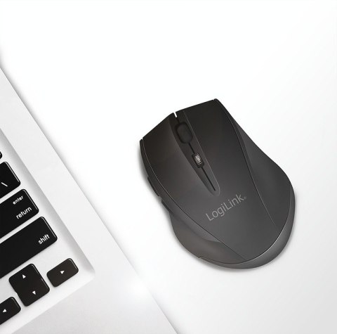Mysz bezprzewodowa BT 5.0,ergonomiczna, czarna