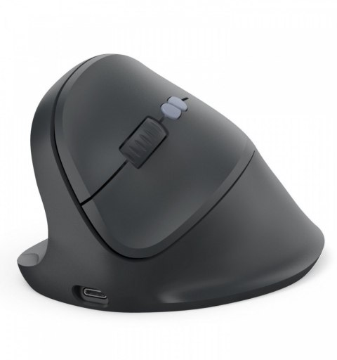 Mysz ergonomiczna EWM-600 czarna dla leworęcznych