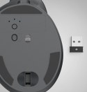 Mysz ergonomiczna EWM-600 czarna dla leworęcznych