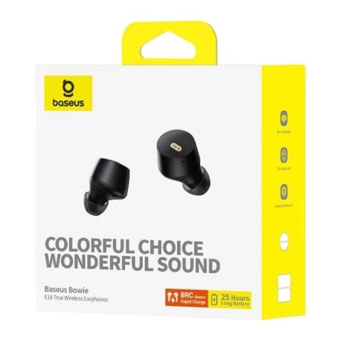 Słuchawki douszne Bluetooth 5.3 BOWIE E18 czarne