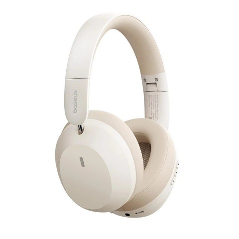 Słuchawki nauszne bluetooth 5.3 BASS 35 MAX beżowe