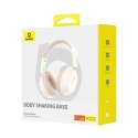Słuchawki nauszne bluetooth 5.3 BASS 35 MAX beżowe