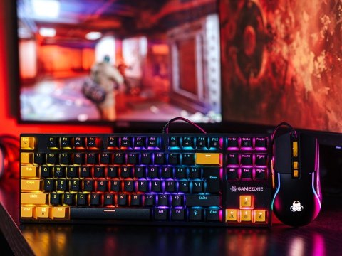 Zestaw mysz i klawiatura mechaniczna Gamezone Hornet87 USB