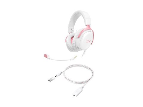 Zestaw słuchawkowy Cloud III Gaming Headset biały/różowy - 9W1Q4AA