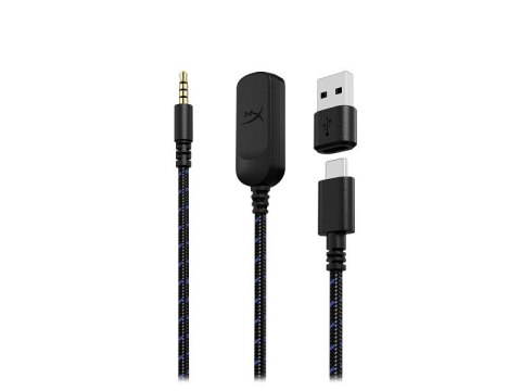 Zestaw słuchawkowy Cloud III Gaming Headset czarny/niebieski - D0SX6AA