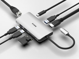D-Link DUB-M810 HUB USB-C USB 3.0 HDMI SD/mSD