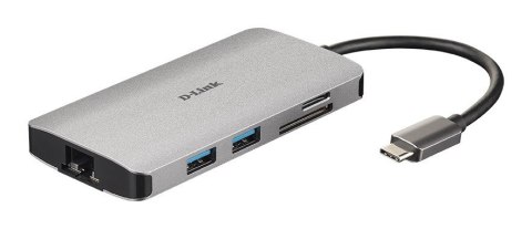 D-Link DUB-M810 HUB USB-C USB 3.0 HDMI SD/mSD