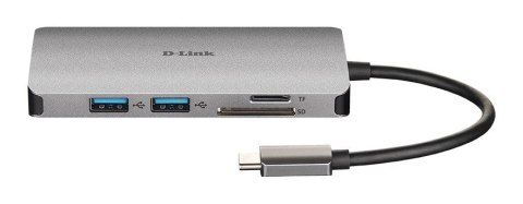 D-Link DUB-M810 HUB USB-C USB 3.0 HDMI SD/mSD