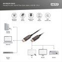 Kabel połączeniowy hybrydowy AOC DisplayPort 1.4 8K/60Hz UHD DP/DP M/M 20m Czarny