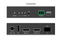 Przedłużacz (extender) światłowodowy HDMI 4K/60Hz z KVM USB 1.1 przez IP 1G lub do 40km/300m, max. 253 odbiorniki, HDMI Loop-Out