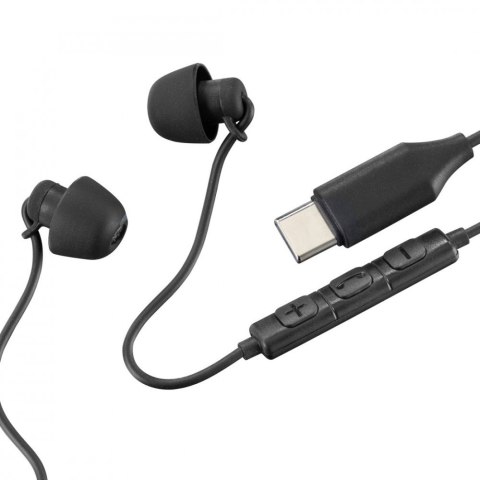 Słuchawki dokanałowe Calm usb-c czarne