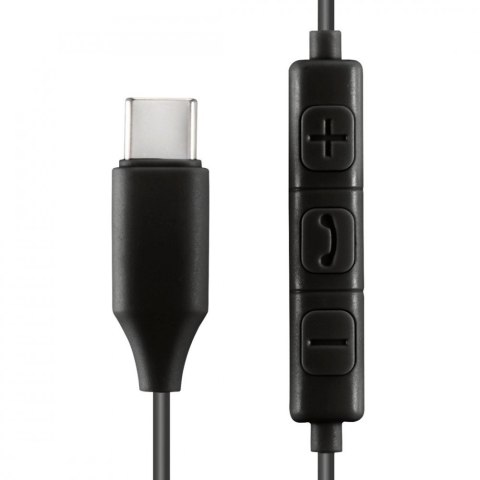 Słuchawki dokanałowe Calm usb-c czarne