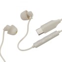 Słuchawki dokanałowe Calm usb-c piaskowe