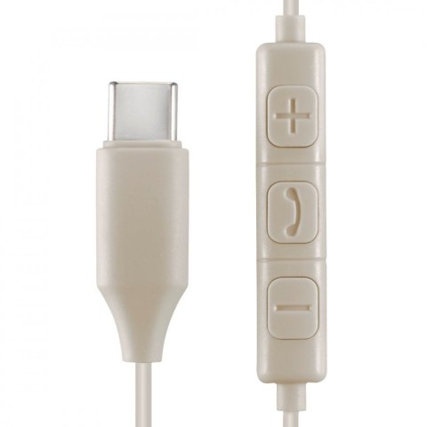 Słuchawki dokanałowe Calm usb-c piaskowe