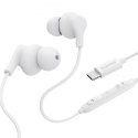 Słuchawki douszne Curly USB-C białe