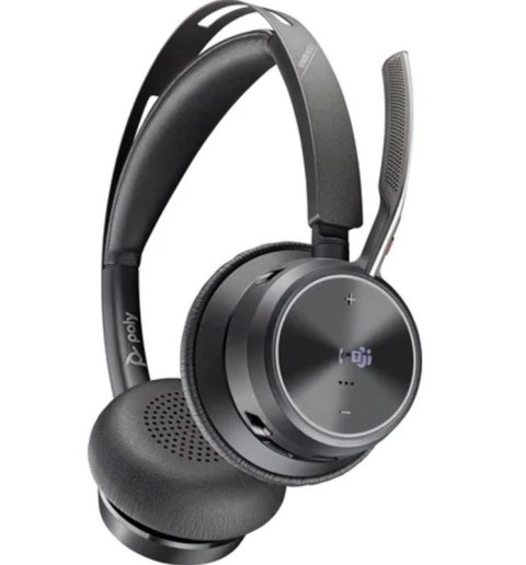 Zestaw słuchawkowy Voyager Focus 2 z certyfikatem Microsoft Teams USB-C-C + przejściówka USB-C/A 9T9J4AA