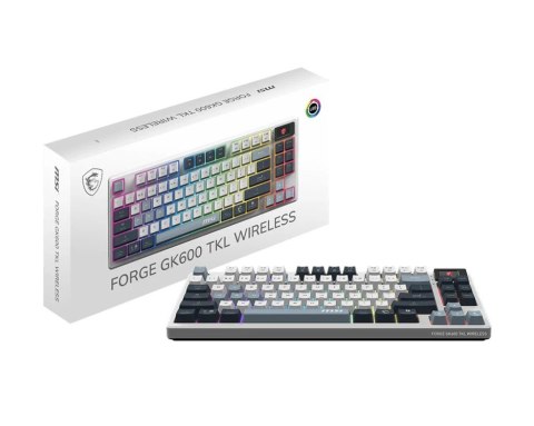 Klawiatura gamingowa Forge GK600 TKL SKY US