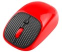Mysz bezprzewodowa WAVE RF 2.4 Ghz czerwona