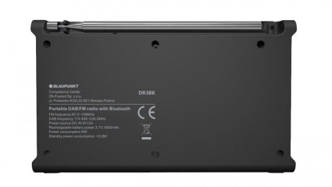 Radio przenośne DAB DR3BK