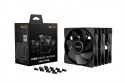 Wentylator Pure Wings 3 120mm PWM Reverse 3pack Black