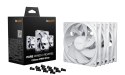 Wentylator Pure Wings 3 120mm PWM Reverse White 3-pak