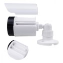 Zestaw dwóch atrap kamer IR1800 WT białe, zasilanie 2xAA, ABS, diody IR LED