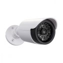 Zestaw dwóch atrap kamer IR1800 WT białe, zasilanie 2xAA, ABS, diody IR LED