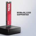 ADSA-M2C11L Stacja dokująca USB-C 3.2 Gen 2 - 1 x NVMe M.2 10Gbps