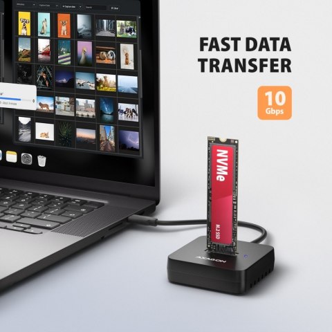 ADSA-M2C11L Stacja dokująca USB-C 3.2 Gen 2 - 1 x NVMe M.2 10Gbps