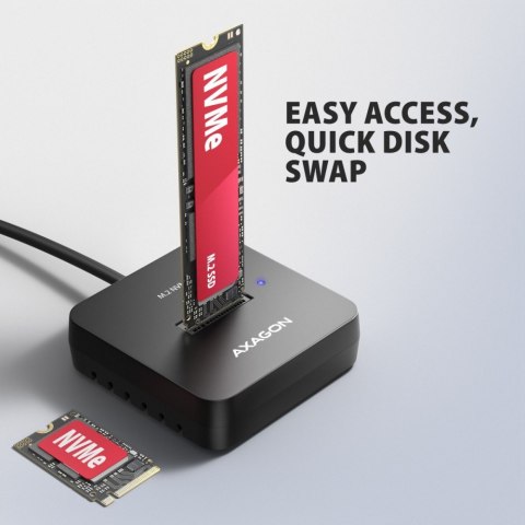 ADSA-M2C11L Stacja dokująca USB-C 3.2 Gen 2 - 1 x NVMe M.2 10Gbps