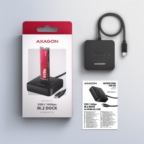 ADSA-M2C11L Stacja dokująca USB-C 3.2 Gen 2 - 1 x NVMe M.2 10Gbps