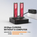 ADSA-M2C22L Stacja dokująca USB-C 3.2 Gen2x2 - 2 x NVMe M.2 20Gbps