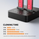 ADSA-M2C22L Stacja dokująca USB-C 3.2 Gen2x2 - 2 x NVMe M.2 20Gbps