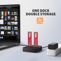 ADSA-M2C22L Stacja dokująca USB-C 3.2 Gen2x2 - 2 x NVMe M.2 20Gbps